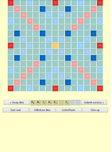 Scrabble Solitaire