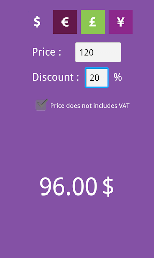 Real Price Calculator