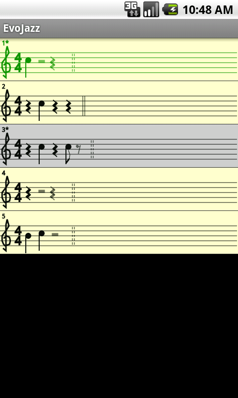Android application EvoJazz Musical Toy screenshort