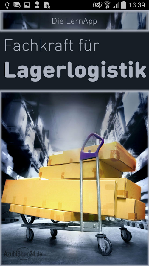 Android application Lagerlogistik Prüfung screenshort