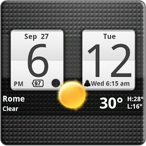 Sense Analog Clock Widget  Icon