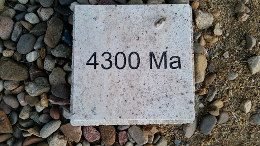4300 Ma Time Marker Geological Timewalk