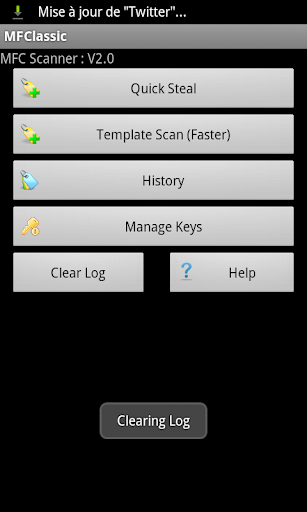 NFC Mifare Classic Scanner
