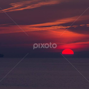 Half sun by Rémi Ferreira Nadais - Landscapes Sunsets & Sunrises