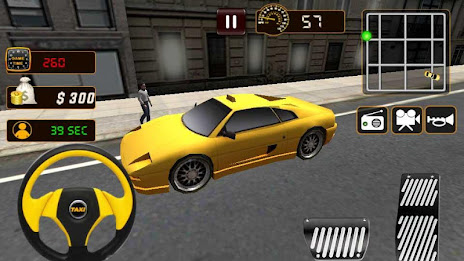 Super Taxi Parking Driver 3D poster 12