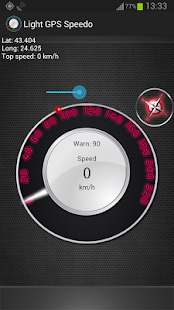 Free Light GPS Speedometer: kph/mph APK for PC