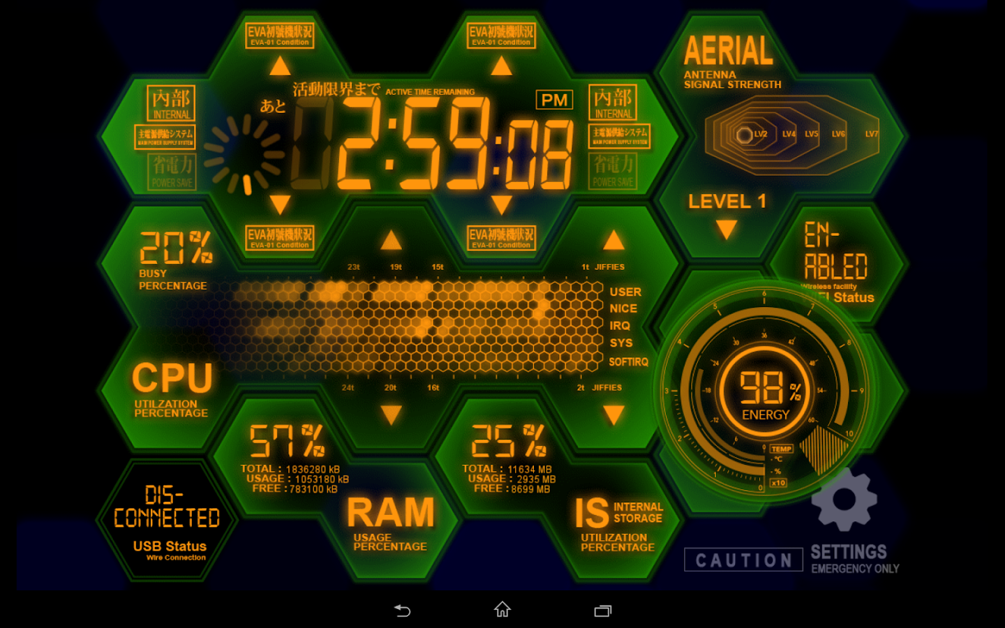 EVA System Monitor Android Apps on Google Play