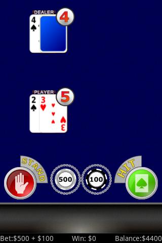 Perfect Pairs Blackjack Screen 2