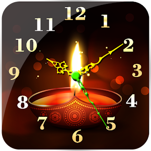 Diwali Clock Live Wallpaper