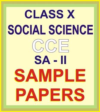 CBSE CLASS X SST S.PAPER SA-2