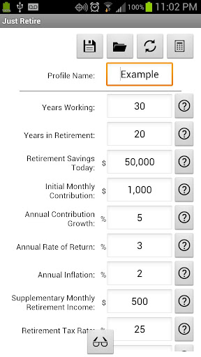 Just Retire Retirement Calc