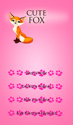 Cute Fox Keyboard