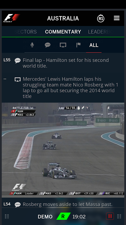 Official F1 ® App AndroidApps auf Google Play