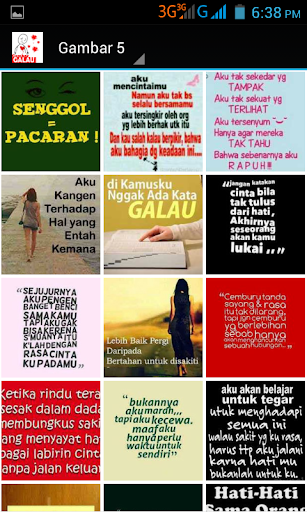 Gambar Kata Galau