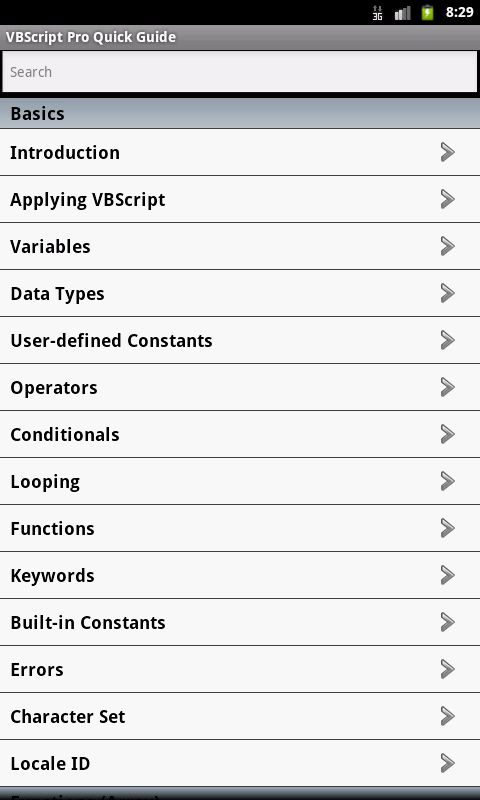 VBScript Pro Screen 1