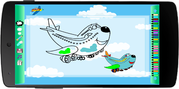 Free Aeroplane Coloring Book APK