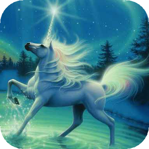 Horse and northern lights LWP LOGO-APP點子