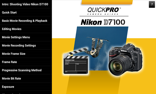 Guide to Nikon D7100 SV