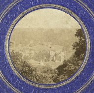 Ruïne van een kathedraal in Groot Brittannië