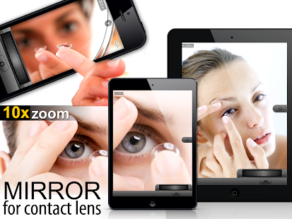 Mirror Contact Lenses 10x Zoom