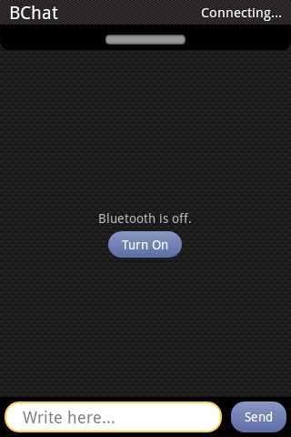 BChat Bluetooth Chat