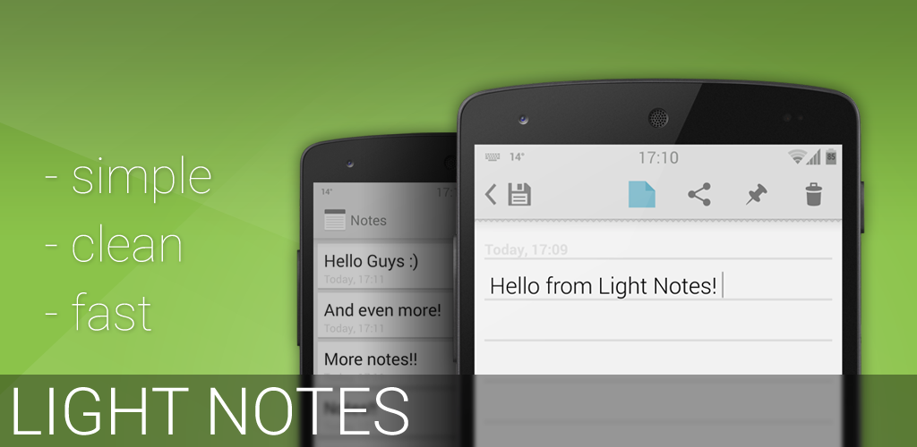 Light notes. Light notes
