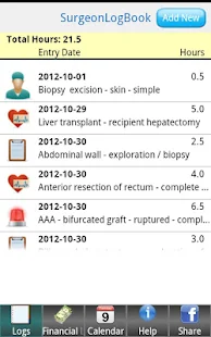 Surgeon Logbook