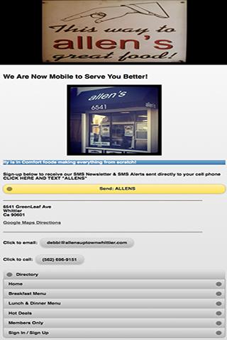 【免費商業App】Allen's Uptown Whittier-APP點子