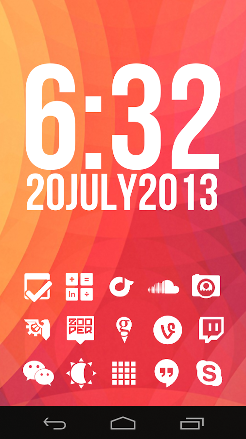    Stamped White Icons- screenshot  