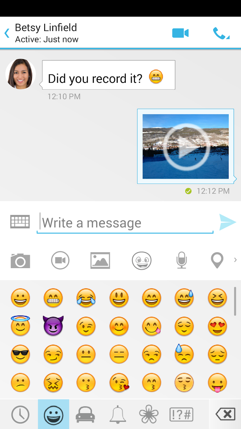Messaging Plus #SMS #VideoChat Screen 3