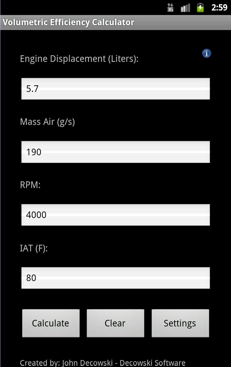 Mass Air Flow Sensor Tester Screen 3