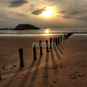 Evening Shadow by Pete Watson - Landscapes Beaches