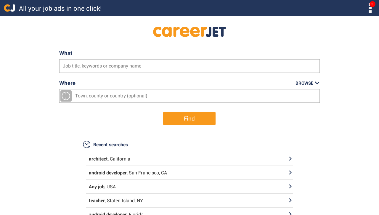 Jobs - Job Search - Careers - screenshot