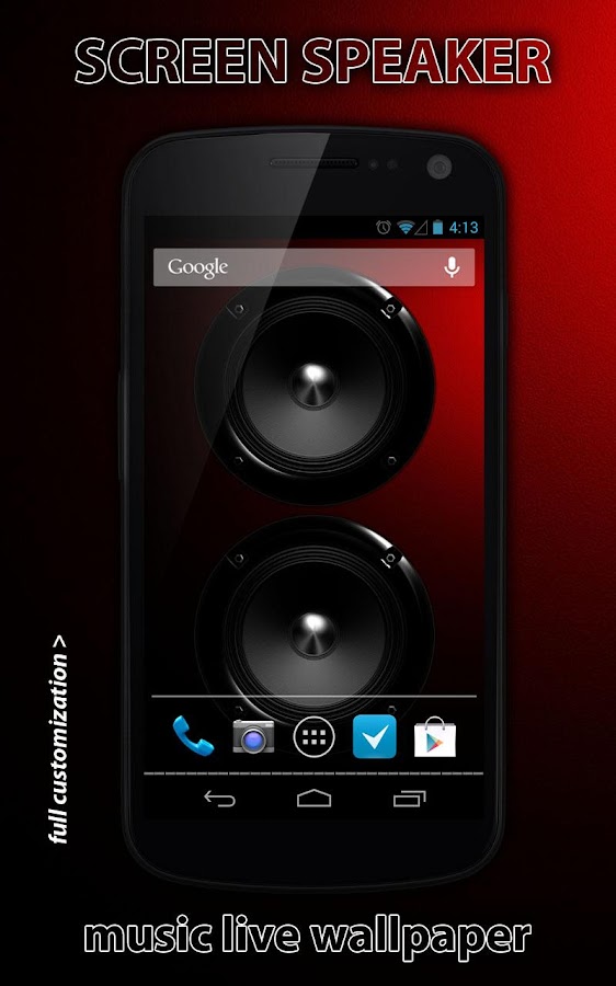 Screen Speaker Music Wallpaper - screenshot