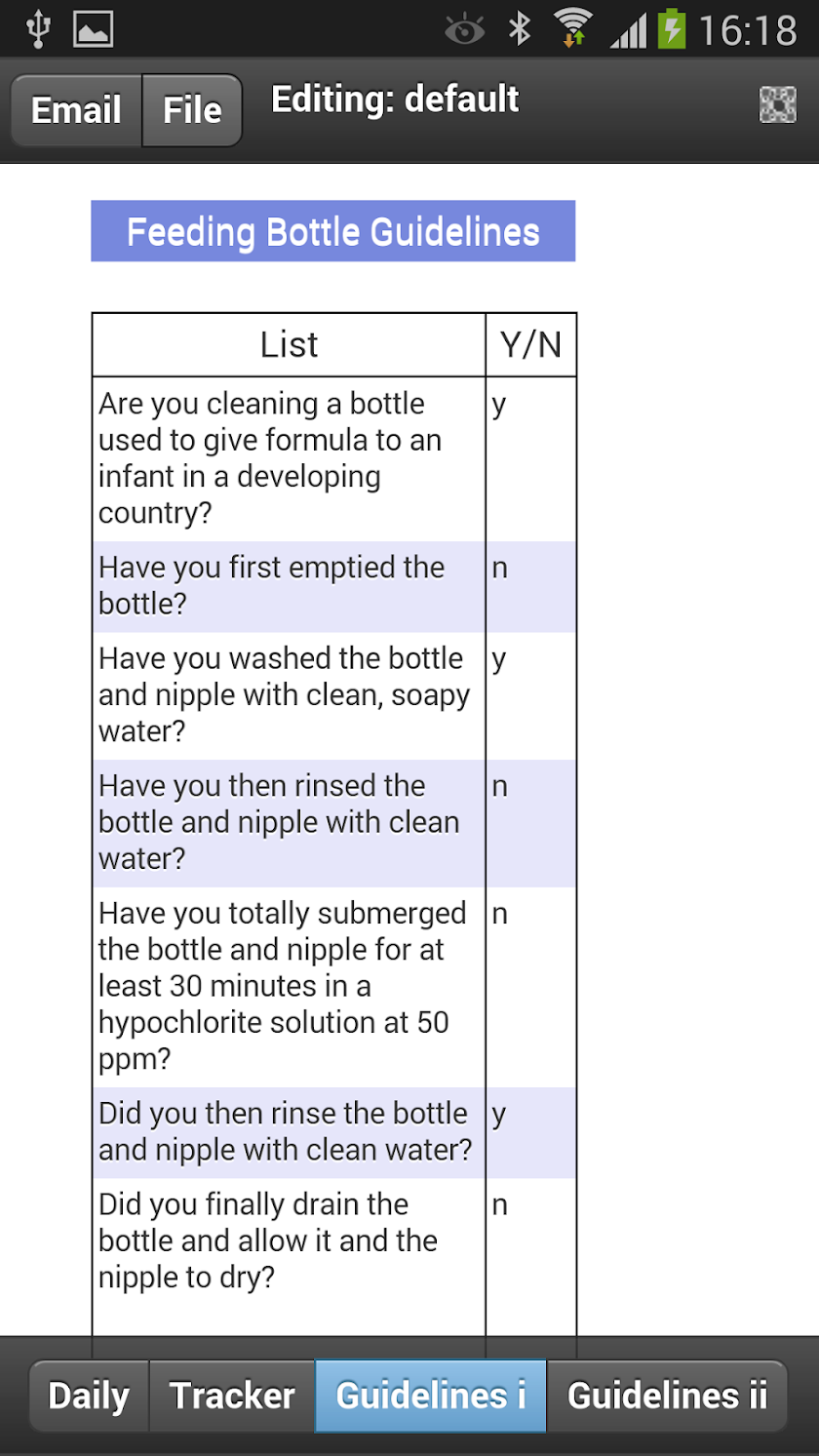 Baby Feeding Screen 3