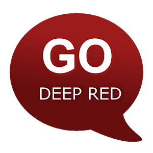 GO SMS PRO THEME Deep Red.apk 1.1