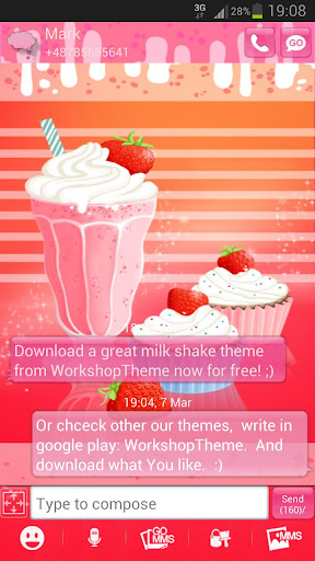 【免費個人化App】GO SMS Pro Muffin Shake Buy-APP點子