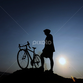 Waiting for inspiration by Dedi Mulyadi Rusnandar - Sports & Fitness Cycling