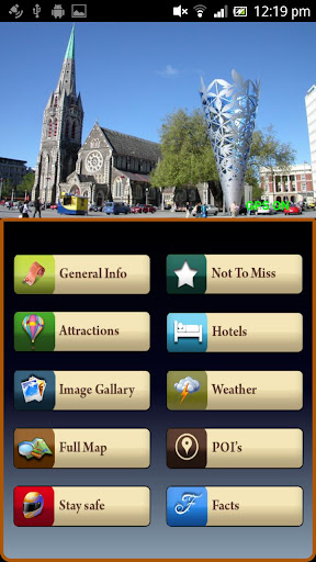 Christchurch Offline Map Guide
