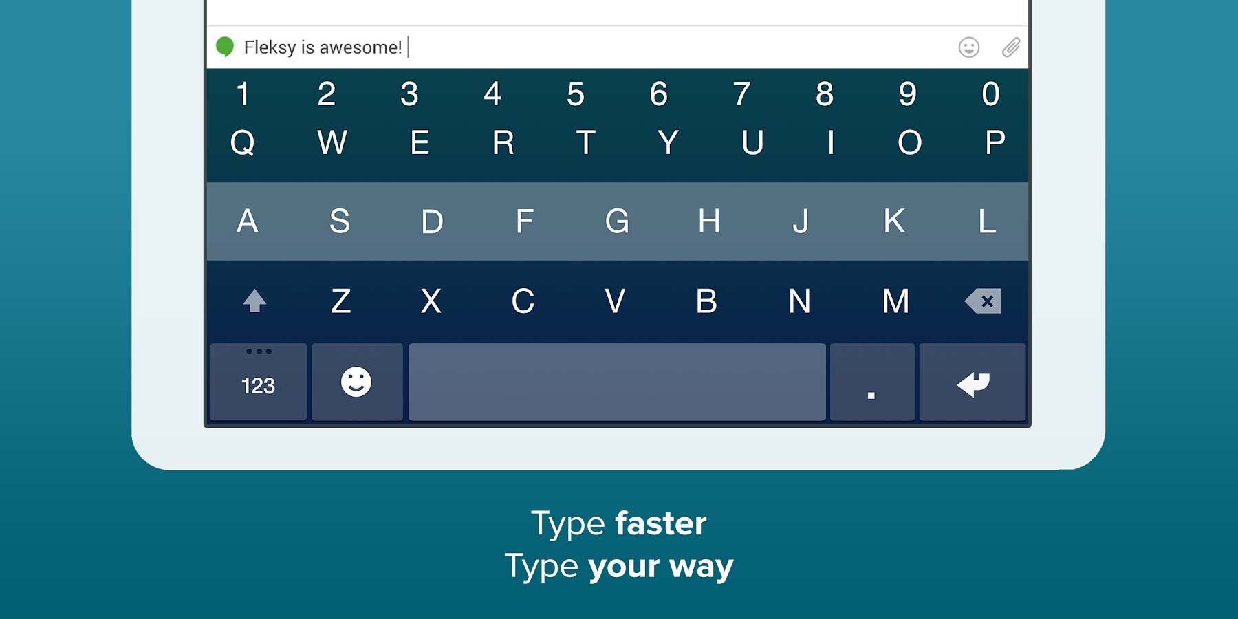 Fleksy Keyboard - screenshot