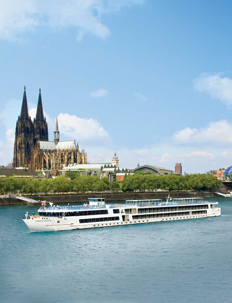  Viking Legend sailing the Danube through historic Cologne, Germany. The ship also calls on Hungary, Austria and Slovakia.