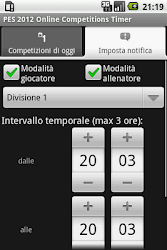 PES 2012 Online Timer