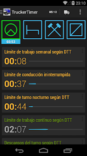 TruckerTimer Screen 2