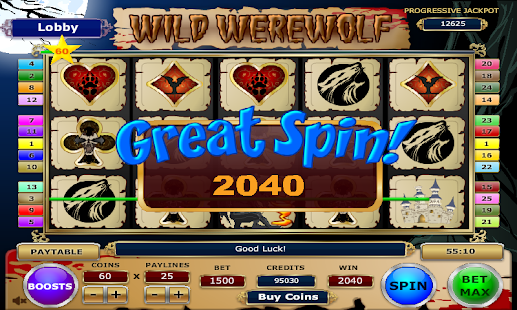 Wild Werewolf Slots Screenshots 9