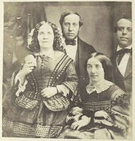 Groepsportret van Euphrosine Asser-Oppenheim met haar broers en haar zuster Elisa Beer-Oppenheim