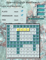 Spanish English Wordsearch APK تصویر نماگرفت #1