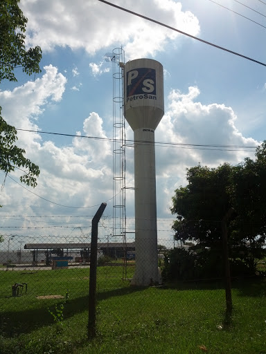 White PS Water Tower