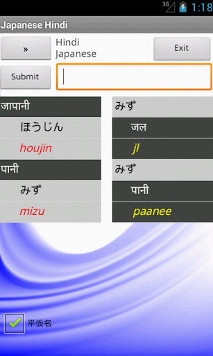 Japanese Hindi Dictionary