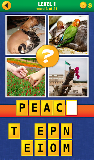 【免費拼字App】4 Pics 1 Word: Reloaded-APP點子