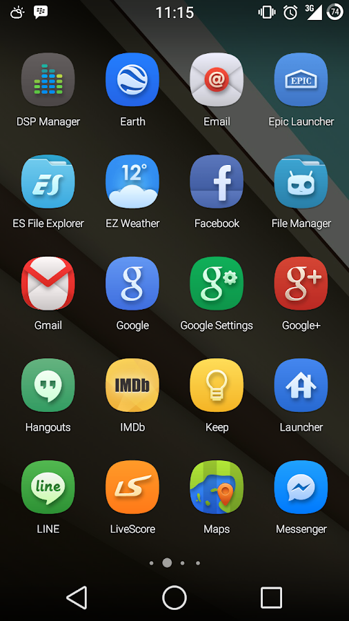 Belle UI Icon Pack - screenshot